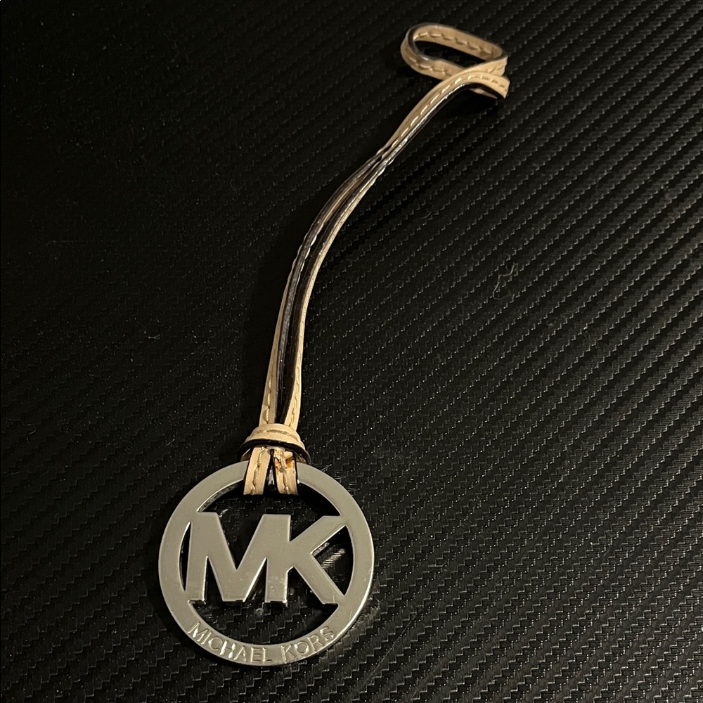 Michael Kors Metallic Logo Keychain